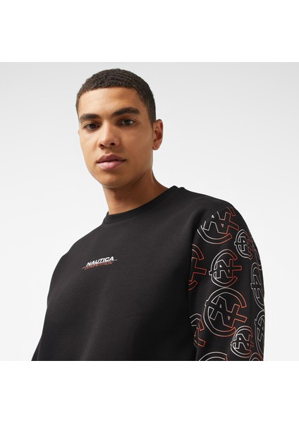 Erkek Siyah Regular Fit Sweatshirt K37202T.0TB fırsatları