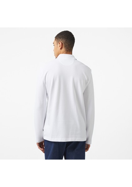 Erkek Beyaz Classic Fit Uzun Kollu Polo K37116T.1BW fiyatları