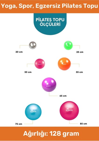 Profesyonel Seri Dayanıklı Yüksek Kalite Mini Gymball 20CM Turuncu Pilates Topu Şişirme Pompa Hediye fiyatları