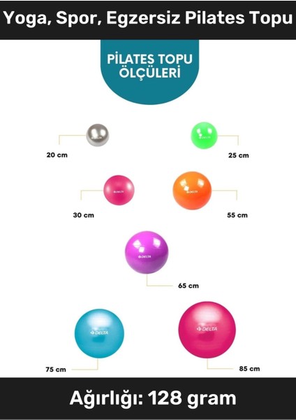 I Dayanıklı Mini Gymball 20CM Siyah Pilates Topu Şişirme Pompa fiyatları