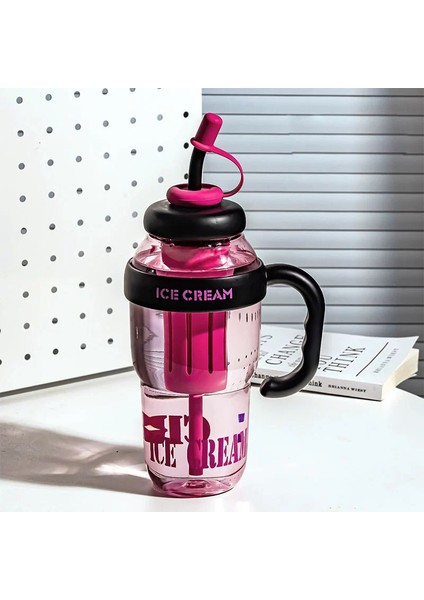 Su Şişesi 44OZ/1300ML Saplı ve Pipetli Spor Dış Mekan Su Şişesi, Su Içecekleri, Spor, Seyahat, Araba ve Okul Için Uygundur (Yurt Dışından) fiyatları