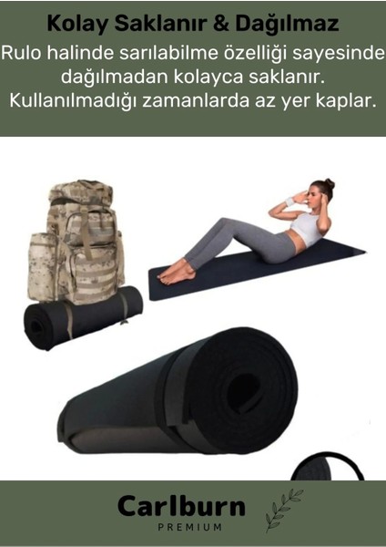 Özel Su Geçirmez 182X60CM Hafif Pratik Dayanıklı Isı Yalıtım 12MM Kalınlık Köpük Askeri Haki Mat