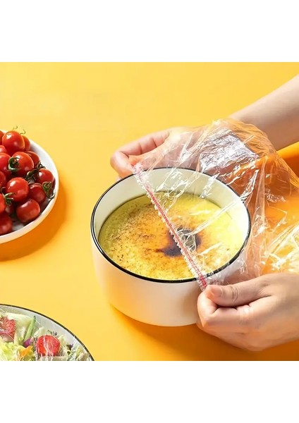 100 ADET/200 Adet Yeniden Kullanılabilir Esnek Yiyecek Kapakları - 2-9,5 Inçlik Kaseler Için Esnek Kase Kapakları, Yemekler ve Yemek Artıkları Için Mükemmel, Yiyecekleri Taze Tutar (Yurt Dışından) fırsatları
