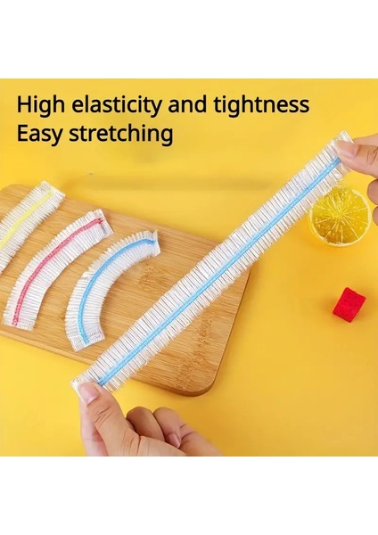 100 ADET/200 Adet Yeniden Kullanılabilir Esnek Yiyecek Kapakları - 2-9,5 Inçlik Kaseler Için Esnek Kase Kapakları, Yemekler ve Yemek Artıkları Için Mükemmel, Yiyecekleri Taze Tutar (Yurt Dışından) indirimleri