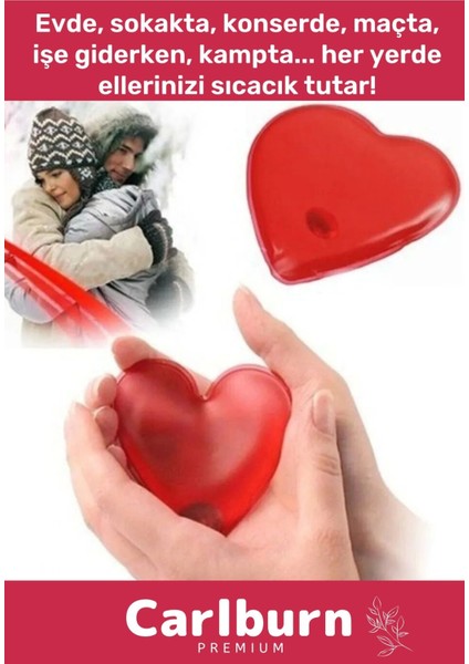 Premium Özel Üretim Kalp Şeklinde El Isıtıcısı Sihirli Jel Isıtıcı Torba Kalpli Cep Sobası 5'li Set fiyatları