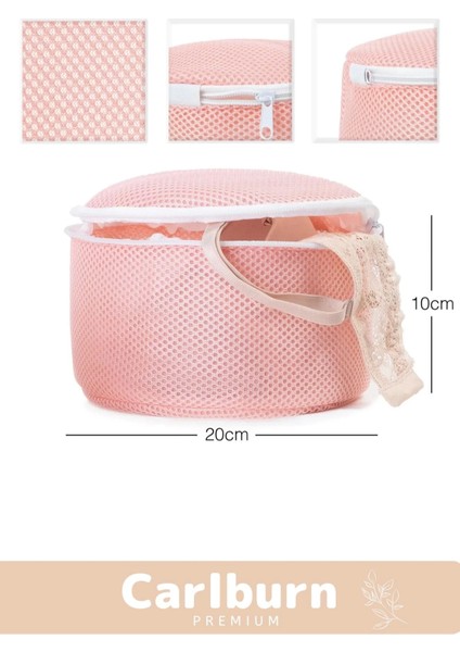 Özel Üretim Kumaş Fermuarlı Dayanıklı Çamaşır Yıkama Filesi Sütyen Yıkama Torbası 2'li Paket 20X15CM fiyatları