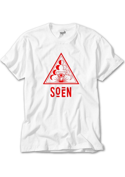 Soen Lotus Beyaz Tişört