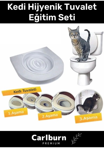 Özel Üretim Klozet Alıştırma Kapağı Kum Kabı Wc Yavru Yetişkin Kedi Hijyenik Tuvalet Eğitim Seti