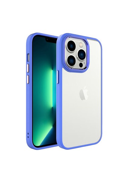 iPhone 14 Pro Max Kılıf Şık Tasarımlı Krom Premium Kapak
