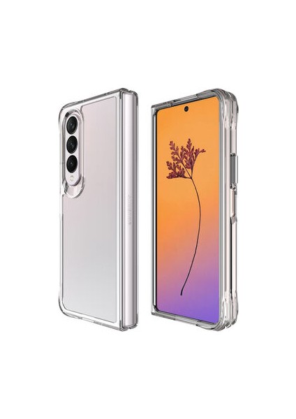 Samsung Galaxy Z Fold 4kılıf Şeffaf Şık Vonn Premium Kapak