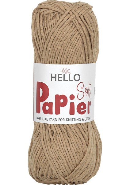 Soft Papier Hasır İp Kağıt İp Çanta Örme İpi 100 Gram 100 Metre Jüt P11