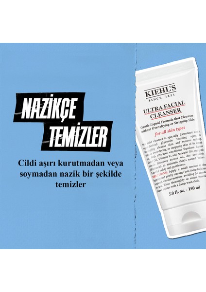 Ultra Facial Normal ve Kuru Ciltler Için Günlük Temizleme Jeli 150 ml