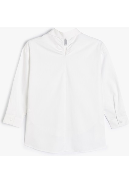 Basic Okul Gömleği Uzun Kollu Pamuklu fırsatları