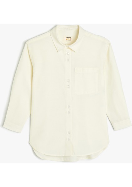 Basic Okul Gömleği Uzun Kollu Klasik Yaka