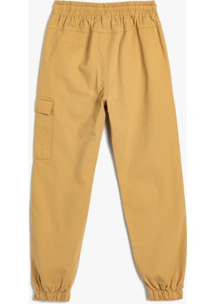 Jogger Pantolon Kargo Cepli Beli Bağlamalı Pamuklu fiyatları
