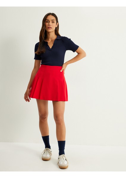 Polo Yaka Kazak Triko Kısa Kollu fiyatları