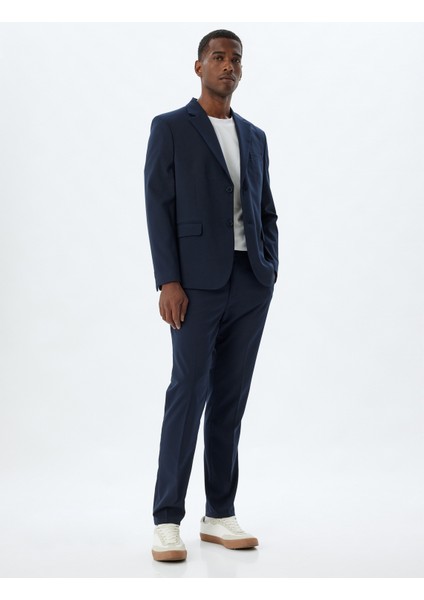 Blazer Ceket Kapaklı Cep Detaylı