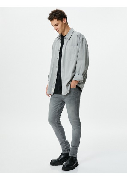 Super Skinny Fit Kot Pantolon - Justin Jean