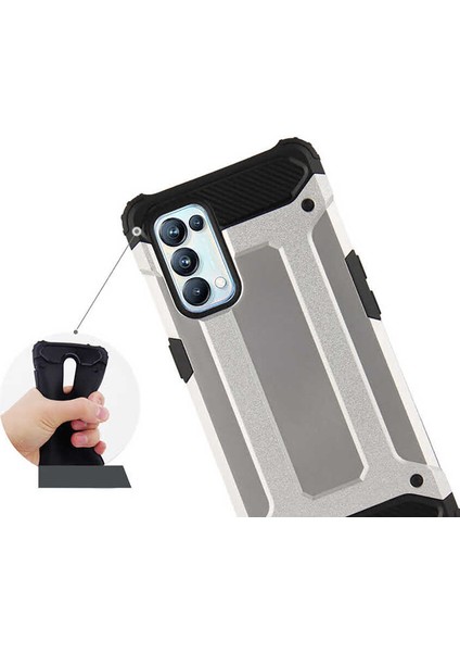 Oppo Reno 5 Pro 5g Kılıf Zore Crash Silikon Kapak-Kırmızı modelleri