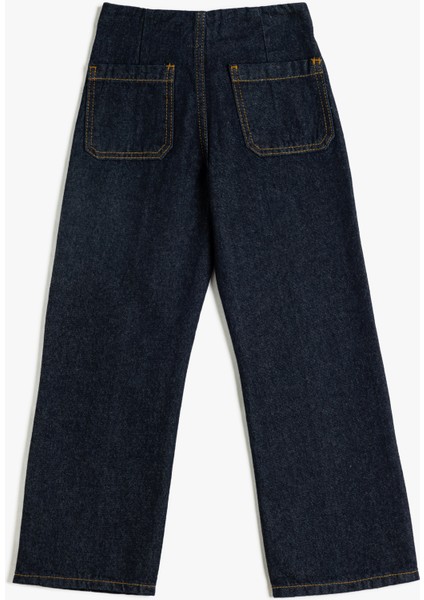 Kot Pantolon Düz Paça Cepli Pamuklu- Straight Jean fiyatları