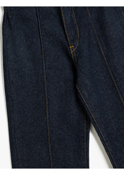 Kot Pantolon Düz Paça Cepli Pamuklu- Straight Jean modelleri