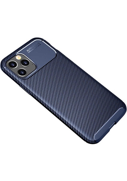 iPhone 12 Pro Max - Uyumlu Casesuar Negro Silikon Kapak-Lacivert