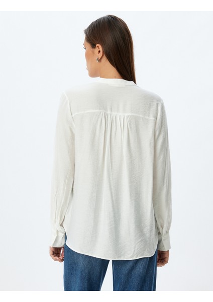 Yakasız Gömlek Uzun Kollu Düğmeli fırsatları