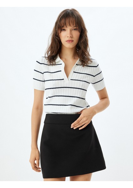 Polo Triko Kazak Kısa Kollu Dokulu fiyatları