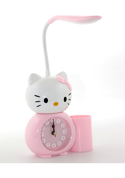 Hello Kitty Masa Lambası Saat ve Kalemlik ALK2584