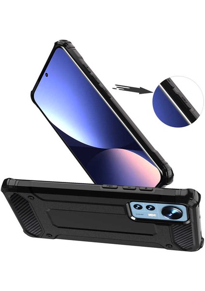 Xiaomi Mi 12 Kılıf Zore Crash Silikon Kapak-Kırmızı fiyatları