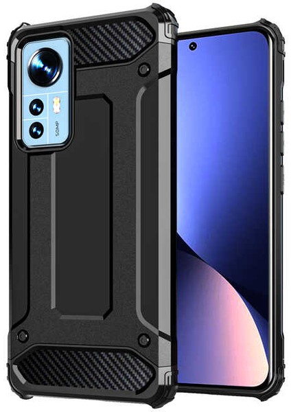 Xiaomi Mi 12 Kılıf Zore Crash Silikon Kapak-Kırmızı fırsatları