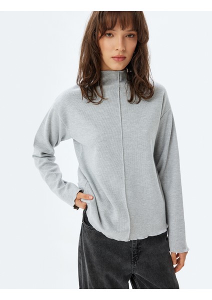 Dik Yaka Kazak Uzun Kollu Dokulu