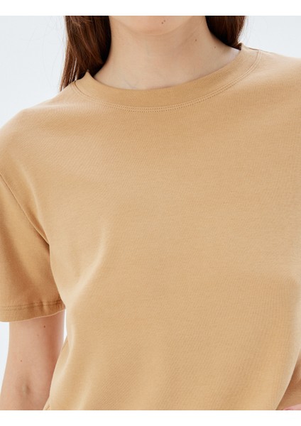 Basic Tişört Kısa Kollu Bisiklet Yaka Pamuklu indirimleri