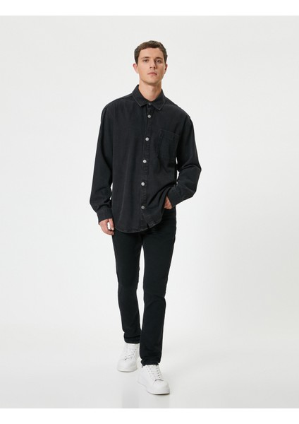 Slim Fit Kot Pantolon - Brad Jean