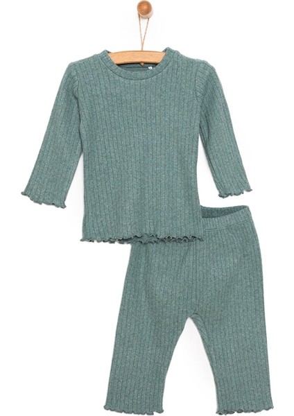 Kaşkorse Uzun Kol Pijama Takımı Kız Bebek