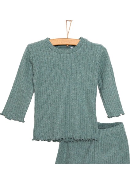 Kaşkorse Uzun Kol Pijama Takımı Kız Bebek