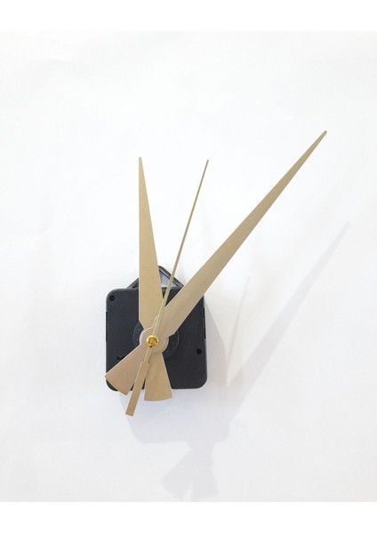 Modern altın renkli büyük saat mekanizması, sessiz çalışır, 10x15 cm