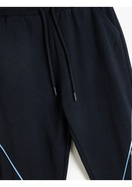 Jogger Eşofman Altı Şerit Detaylı