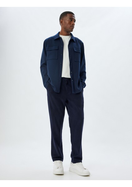 Chino Pantolon Cep Detaylı Viskon Karışımlı fiyatları