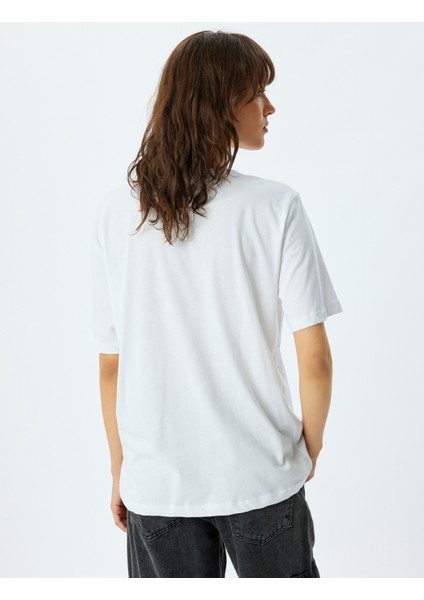 Fotoğraf Baskılı Tişört Kısa Kollu Bisiklet Yaya Pamuklu fırsatları