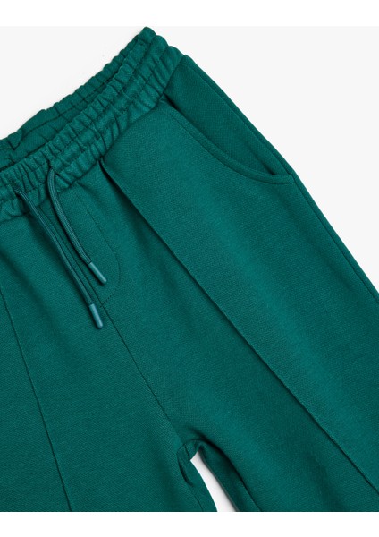 Jogger Eşofman Altı Beli Bağlamalı Şardonlu modelleri