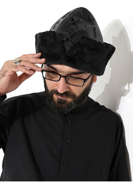 Ertuğrul Börk Şapka 2024 Siyah