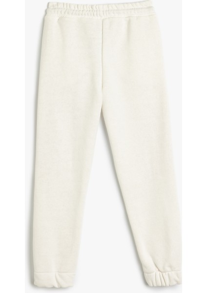 Jogger Eşofman Altı Renk Bloklu Slogan Baskılı fiyatları