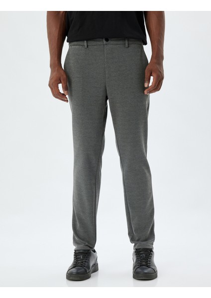 Chino Pantolon Cep Detaylı Viskon Karışımlı modelleri