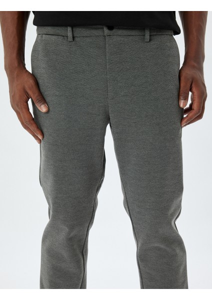 Chino Pantolon Cep Detaylı Viskon Karışımlı indirimleri