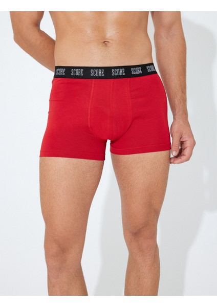 3'lü Boxer Seti Spor Baskılı Çok Renkli Pamuklu modelleri