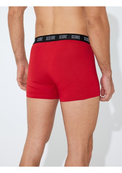 3'lü Boxer Seti Spor Baskılı Çok Renkli Pamuklu fırsatları