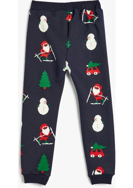 Noel Baba Eşofman Altı Beli Bağlamalı Şardonlu fiyatları