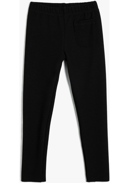 Basic Tayt Ribanalı Tek Cep Detaylı