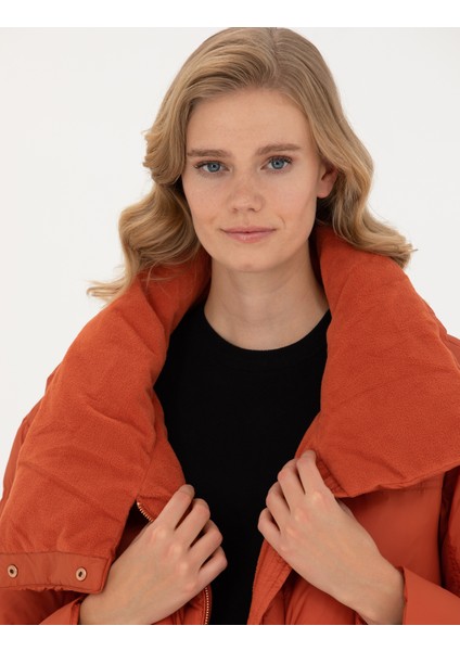 Kadın Kiremit Comfort Fit Mont 50272251-VR031 fiyatları